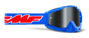 Masque moto cross POWERBOMB SAND Rocket Blue - Ecran Fume - FMF