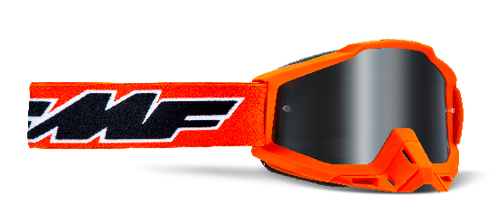 Masque moto cross POWERBOMB SAND Rocket Orange - Ecran Fume - FMF