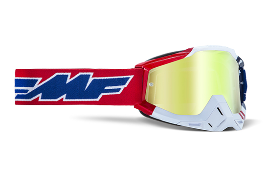 Masque moto cross POWERBOMB US of A - Ecran True Gold  - FMF
