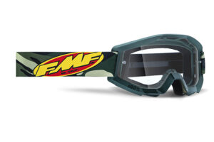 Masque moto cross POWERCORE Assault Camo - Ecran Transparent - FMF