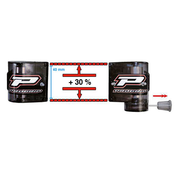 Masque moto cross VENOM Roll-off XL 3200 Orange - Progrip