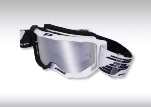 Masque moto cross VISION Mirror Two 3300 Noir/Blanc - Progrip
