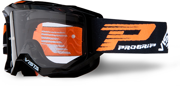 Masque moto cross VISTA Base 3303 Noir - Progrip