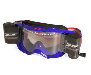 Masque moto cross VISTA Roll-Off 3303 Bleu - Progrip
