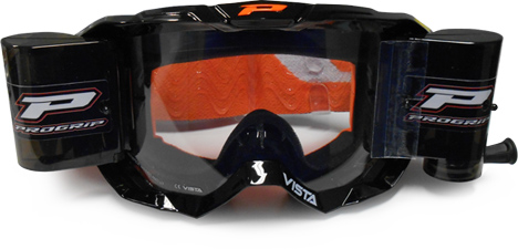 Masque moto cross VISTA Roll-Off 3303 Noir - Progrip
