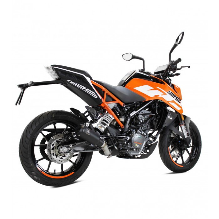 Echappement MK2 BLACK pour KTM DUKE 125 17-20 - IXRACE