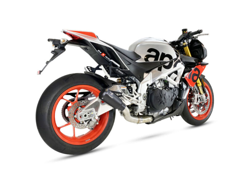 ECHAPPEMENT MK2 INOX NOIR APRILIA TUONO V4 ANNEE 2017, 2018, 2019, 2020 - IXRACE