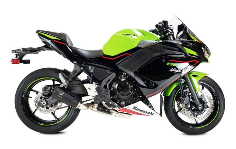 ECHAPPEMENT MK2 INOX NOIR KAWASAKI Z 650 ANNEE 2021, 2022 - IXRACE