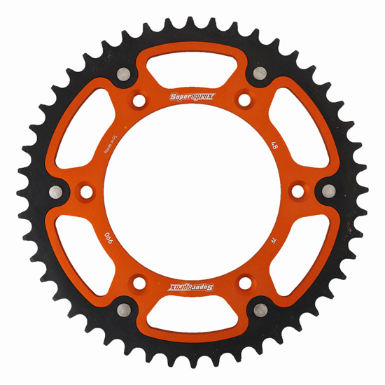 Couronne 47 dents Husaberg TE 501 – Supersprox Stealth Orange CO304SO47