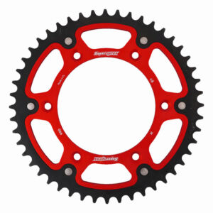 Couronne 47 dents Husaberg TE 501 – Supersprox Stealth Rouge CO304SR47