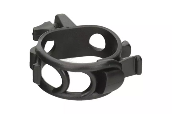 Attache caoutchouc pour phare Polisport | Collier Optique Moto Noir – Tous modèles