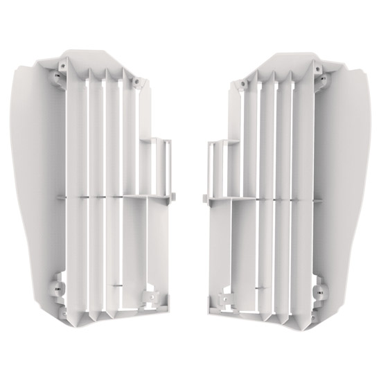 Grilles de radiateur Yamaha WR250F WR450F YZ250F YZ450F (2018–2023) – Polisport Blanc