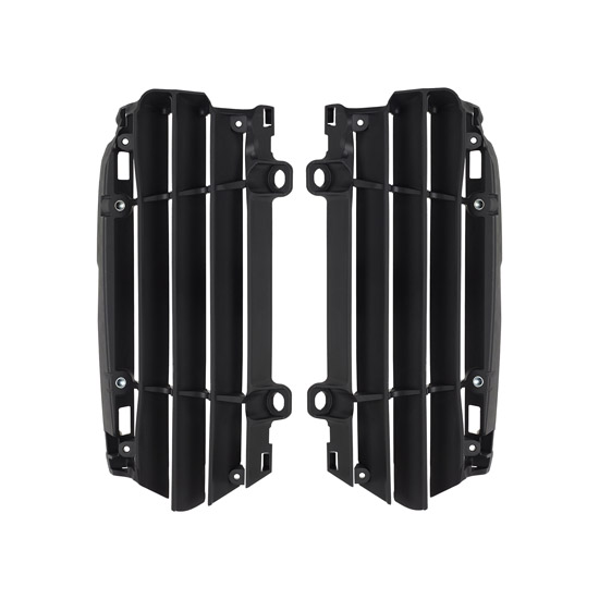 Grilles de radiateur noir Gas Gas EC250 EC300 MC125 KTM SX EXC-F Husqvarna FC 2023 2024 – Polisport