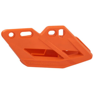 Guide chaîne tout-terrain – Coque extérieure orange Polisport – Remplacement performance