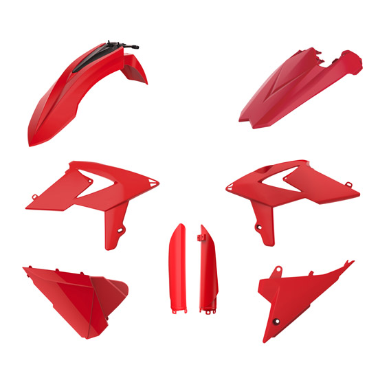 Kit plastique Beta RR 2T/4T 2018 rouge – Polisport
