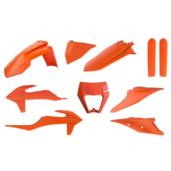 Kit plastique KTM EXC/EXC-F (2020-2023) orange – Polisport