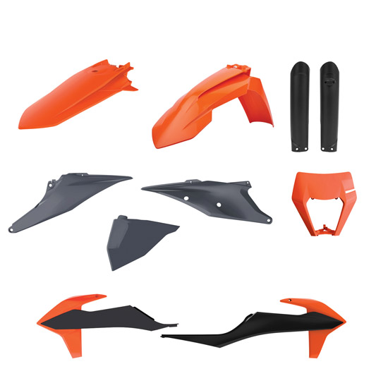 Kit plastique KTM EXC / EXC-F 150 à 500 (2020-2023) – Polisport OEM 21