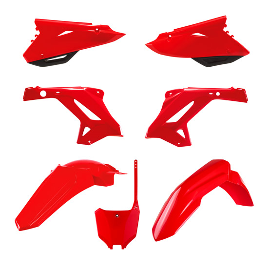Kit plastique restyling Honda CR125/250 (2002-2008) style CRF 2022 – Polisport ROUGE