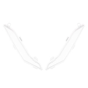 Lentilles de remplacement pour plaque phare E-Blaze Polisport – Polycarbonate transparent – Lot de 2