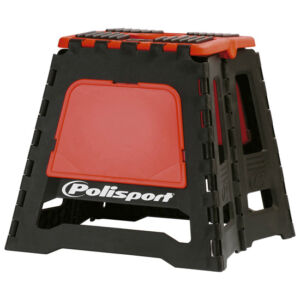 Lève moto pliable rouge – Support tout-terrain jusqu’à 250 kg – POLISPORT