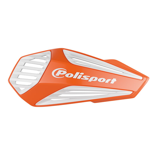 Protèges-mains ventilés MX Air Orange/Blanc – Accessoire universel moto – Polisport