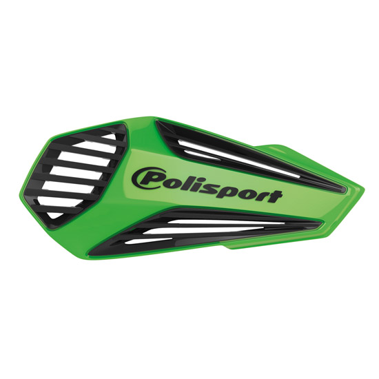 Protèges-mains moto ventilés MX Air VERT/NOIR – Universel – Polisport