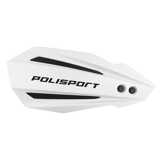 Protège-mains MX Bullit blanc – Compatible guidon universel – Polisport