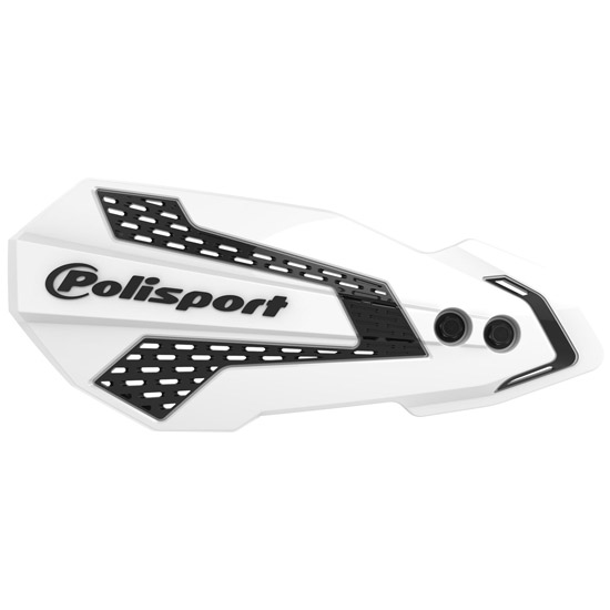 Protèges-mains MX Flow Honda CRF400 RX CRF450 R RX (2021–2025) – Polisport Blanc/Noir