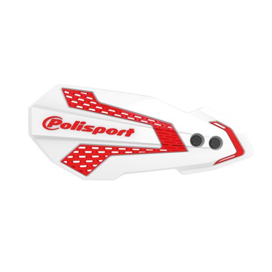 Protège-mains MX FLOW Honda CRF450 RX / CRF400 RX (2021-2024) – Polisport Blanc/Rouge