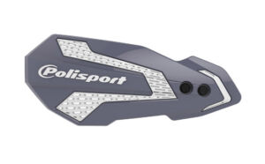 Protège-mains moto MX Flow Yamaha WR/YZ/YZF (2008-2025) – Gris/Blanc – Polisport