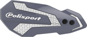 Protège-mains MX FLOW – KTM, Gas Gas, Husqvarna (2013-2024) – Polisport – Gris/Blanc