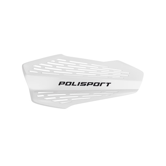 Protèges-mains MX Force Blanc – Montage Guidon Universel – Polisport