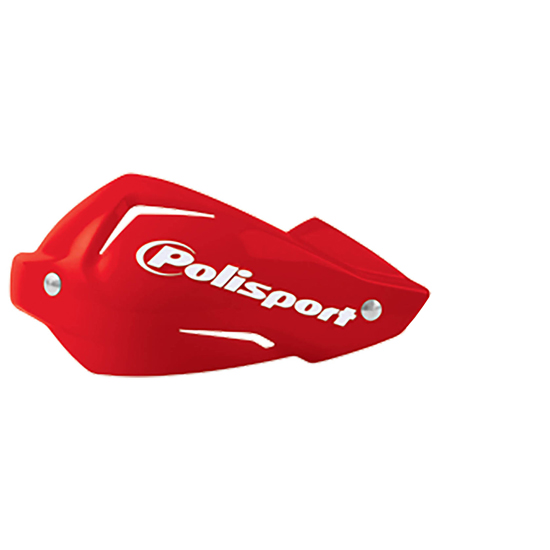 Protèges-mains moto guidon Ø22-26 mm – Enduro Touquet ROUGE – POLISPORT