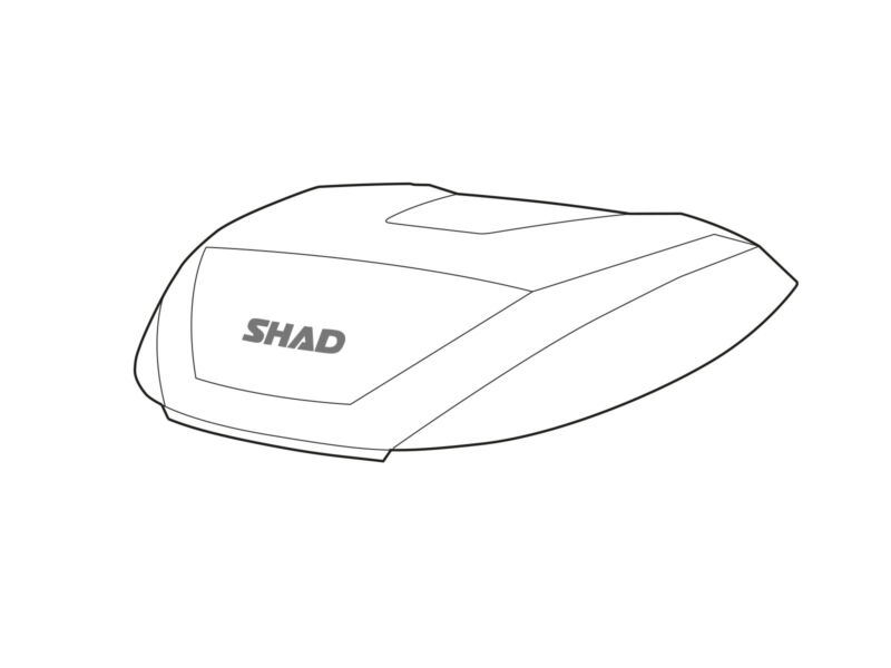COUVERCLE ALU POUR TOP CASE SH59X - SHAD