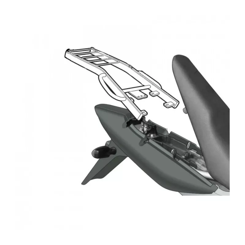 KIT FIXATION TOP CASE HONDA CBF 250'04 - SHAD