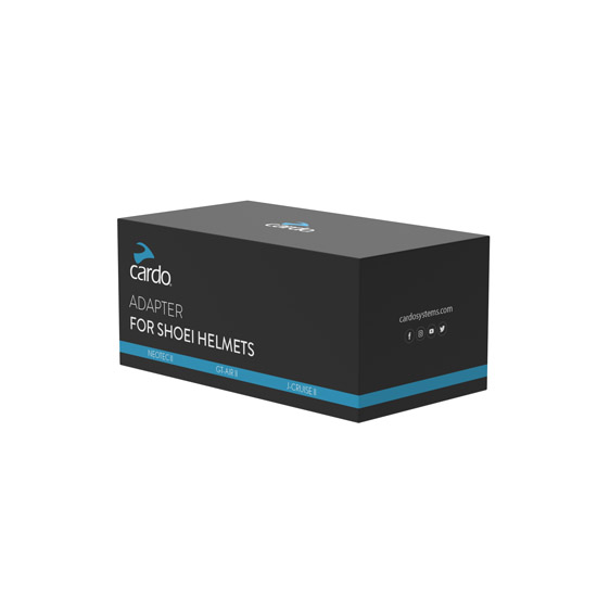 Adaptateur intercom casque Shoei Neotec II - GT-AIR II - J-Cruise II | CARDO Packtalk