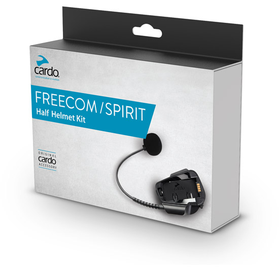 Kit micro intercom casque jet – Cardo Freecom / Spirit – Compatibilité casque ouvert – CARDO