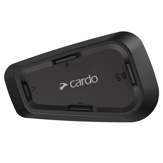 Intercom moto Bluetooth Cardo Spirit Single – 2 utilisateurs – Étanche IP65 – Autonomie 10h – Marque CARDO