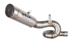 Ligne d’échappement Slip-On SPARK Grid-O Titane – Triumph Street Triple 660/765 (2017-2022)