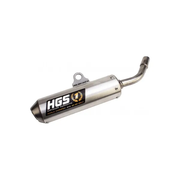 Silencieux 2T Yamaha YZ65 2018-2025 – HGS – Aluminium embout acier