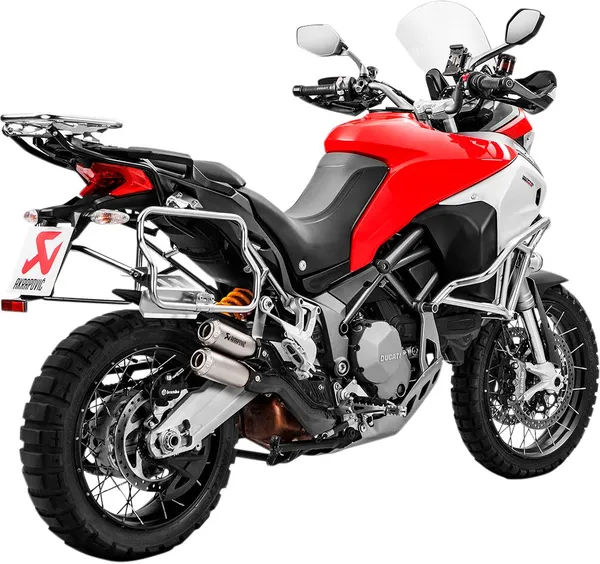 Silencieux Akrapovic Slip-On Line Titane – Ducati Multistrada 950 & 1200 Enduro – 2017 à 2018