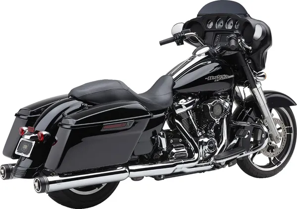 Silencieux COBRA Neighbor Haters Gen 2 Harley Touring 2017+ Chrome Ø 4" - Réf. 6277