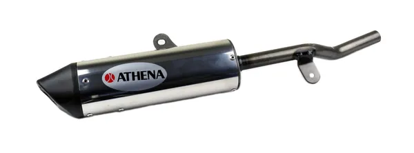 Silencieux conique Yamaha DT 125 R/RE (1991-2004) - ATHENA Chrome & Noir