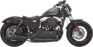 Silencieux Firepower Slip-On Harley Sportster XL 2014-2022 – Bassani Xhaust – Noir