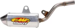 Silencieux FMF PowerCore 2 Shorty Slip-On - Kawasaki KX 85, KX 100, KX 112 (1998-2024) - Aluminium - 022009