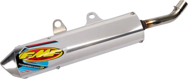 Silencieux FMF TurbineCore 2 Slip-On - Yamaha YZ 125 2022-2026 - Aluminium embout inox - Réf. 024081
