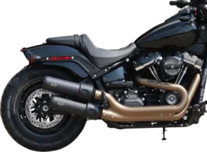 Silencieux Grand National Slip-On – Harley-Davidson Fat Bob 2018+ – S&S Cycle – Noir