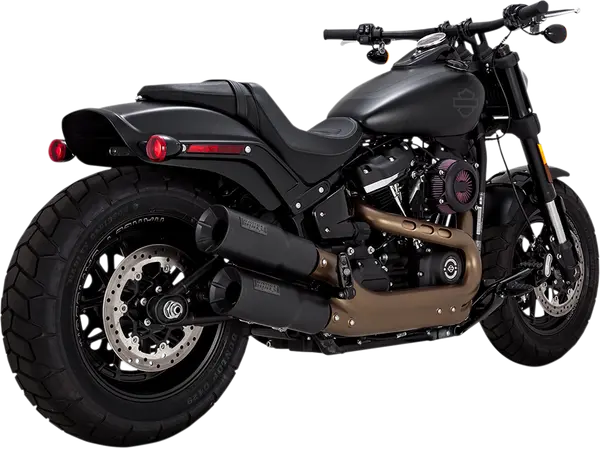 Silencieux Hi-Output - Harley-Davidson Fat Bob & Street Bob 107/114 (2018-2023) - Vance & Hines Noir