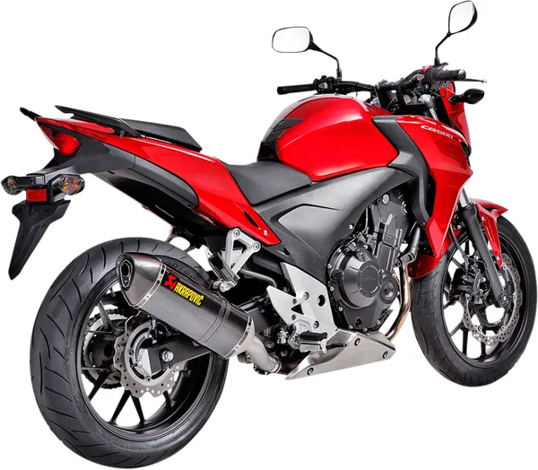 Silencieux moto Slip-On - Honda CB/CBR 400 & 500 (2013-2016) - Akrapovic fibre de carbone