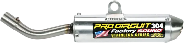 Silencieux PRO CIRCUIT 304 Factory – Suzuki RM125 2002 à 2007 – Aluminium brossé – SS02125-SE